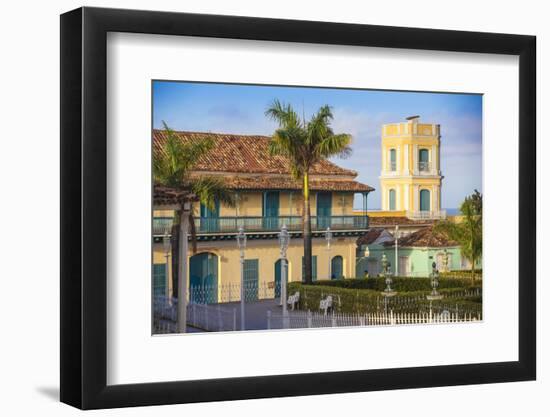 Cuba, Trinidad, Plaza Mayor, Galeria De Arte-Jane Sweeney-Framed Photographic Print