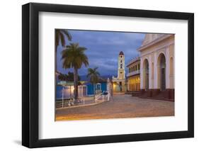 Cuba, Trinidad, Plaza Mayor, Museum Romantico and Museo National De La Lucha Contra Bandidos-Jane Sweeney-Framed Photographic Print