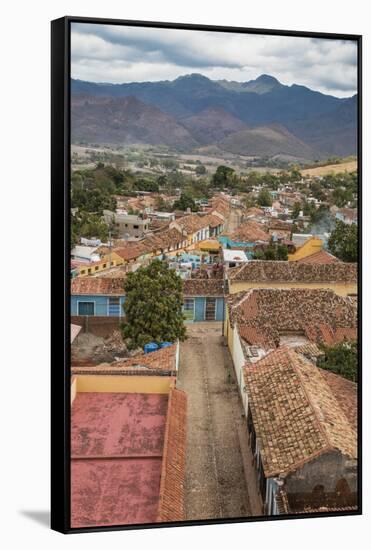 Cuba, Trinidad. View from the Convento de San Francisco de Asi-Emily Wilson-Framed Stretched Canvas