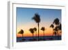 Cuba, Varadero, Palm Trees on Varadero Beach at Sunset-Jane Sweeney-Framed Photographic Print