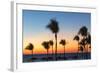 Cuba, Varadero, Palm Trees on Varadero Beach at Sunset-Jane Sweeney-Framed Photographic Print