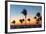 Cuba, Varadero, Palm Trees on Varadero Beach at Sunset-Jane Sweeney-Framed Photographic Print