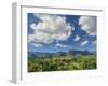 Cuba, Vinales, tobacco fields and limestone hills-Merrill Images-Framed Photographic Print