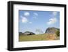 Cuba, Vinales, Valley with Tobacco Farms and Karst Hills-Merrill Images-Framed Photographic Print