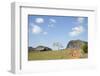 Cuba, Vinales, Valley with Tobacco Farms and Karst Hills-Merrill Images-Framed Photographic Print