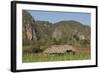 Cuba, Vinales, Valley with Tobacco Farms and Karst Hills-Merrill Images-Framed Photographic Print