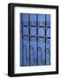 Cuba, Vinales, Wrought Iron Gate and Blue Wall-Merrill Images-Framed Photographic Print