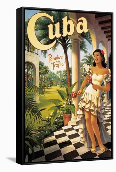 Cuba-Kerne Erickson-Framed Stretched Canvas