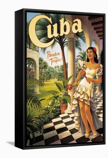 Cuba-Kerne Erickson-Framed Stretched Canvas