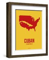 Cuban America Poster 1-NaxArt-Framed Art Print