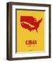 Cuban America Poster 1-NaxArt-Framed Art Print