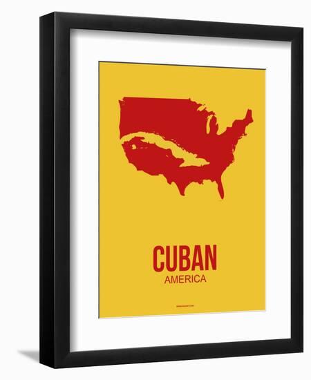 Cuban America Poster 1-NaxArt-Framed Art Print