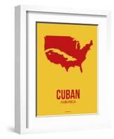 Cuban America Poster 1-NaxArt-Framed Art Print