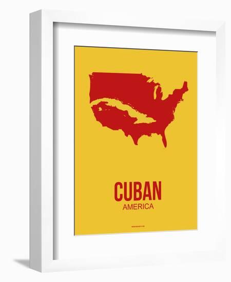 Cuban America Poster 1-NaxArt-Framed Art Print