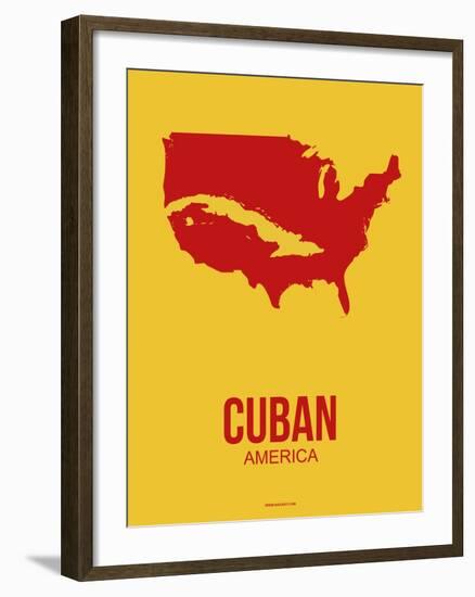 Cuban America Poster 1-NaxArt-Framed Art Print