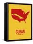 Cuban America Poster 1-NaxArt-Framed Stretched Canvas