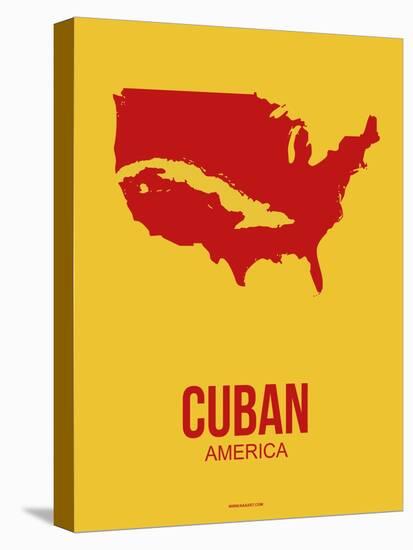 Cuban America Poster 1-NaxArt-Stretched Canvas