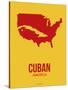 Cuban America Poster 1-NaxArt-Stretched Canvas