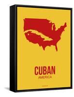 Cuban America Poster 1-NaxArt-Framed Stretched Canvas