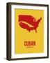 Cuban America Poster 1-NaxArt-Framed Art Print