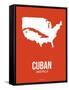 Cuban America Poster 2-NaxArt-Framed Stretched Canvas