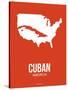 Cuban America Poster 2-NaxArt-Stretched Canvas