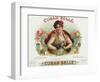 Cuban Belle Brand Cigar Box Label-Lantern Press-Framed Art Print