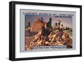 Cuban Board of Tourism-null-Framed Art Print