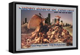 Cuban Board of Tourism-null-Framed Stretched Canvas