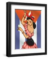 Cuban Chica-Harry Briggs-Framed Giclee Print