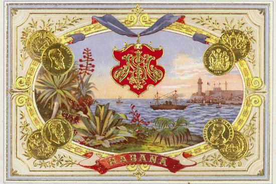 cuban cigar box label giclee print allposters com