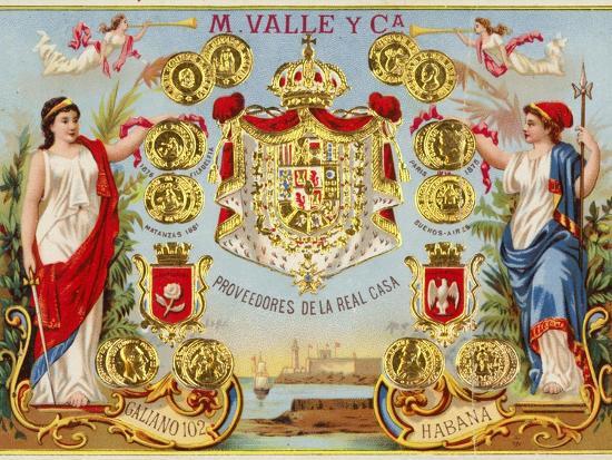 cuban cigar box label giclee print allposters com