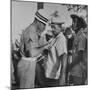 Cuban Civilian Workers at Guantanamo Naval Base-null-Mounted Photographic Print