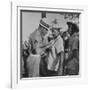 Cuban Civilian Workers at Guantanamo Naval Base-null-Framed Photographic Print