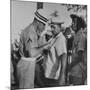 Cuban Civilian Workers at Guantanamo Naval Base-null-Mounted Photographic Print