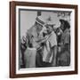 Cuban Civilian Workers at Guantanamo Naval Base-null-Framed Photographic Print