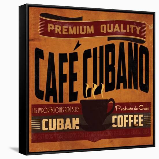 Cuban Coffee Sq-Jason Giacopelli-Framed Stretched Canvas