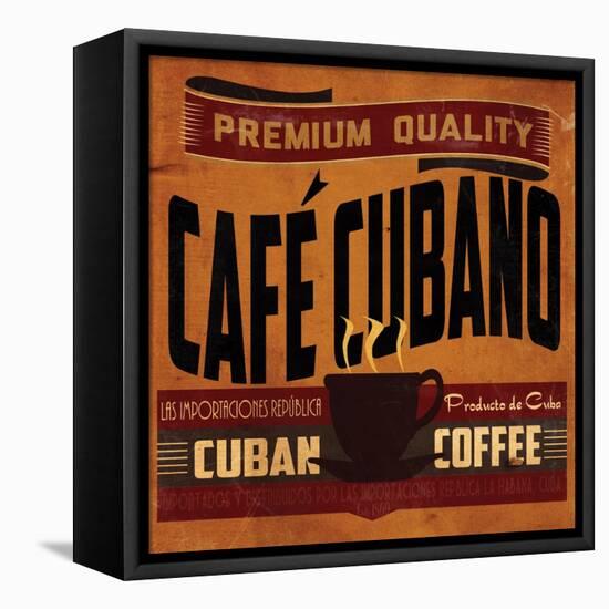 Cuban Coffee Sq-Jason Giacopelli-Framed Stretched Canvas