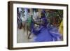 Cuban Dancer in Motion, Callejon De Hamel, Cuba-Adam Jones-Framed Photographic Print