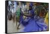 Cuban Dancer in Motion, Callejon De Hamel, Cuba-Adam Jones-Framed Stretched Canvas