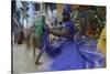 Cuban Dancer in Motion, Callejon De Hamel, Cuba-Adam Jones-Stretched Canvas