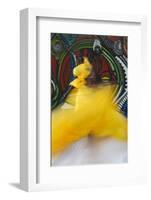 Cuban Dancer in Motion, Callejon De Hamel, Cuba-Adam Jones-Framed Photographic Print