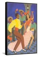 Cuban Dancers-null-Framed Stretched Canvas