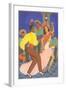 Cuban Dancers-null-Framed Art Print