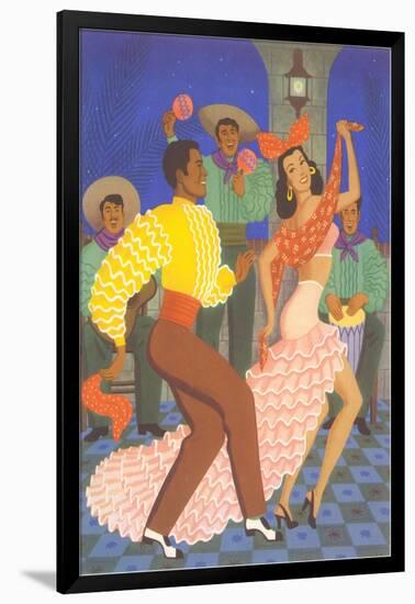 Cuban Dancers-null-Framed Art Print