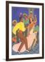 Cuban Dancers-null-Framed Art Print