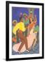 Cuban Dancers-null-Framed Art Print