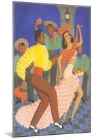 Cuban Dancers-null-Mounted Art Print