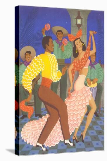 Cuban Dancers-null-Stretched Canvas