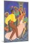 Cuban Dancers-null-Mounted Art Print